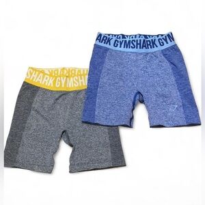 Gymshark Blue and Gray Shorts Bundle
